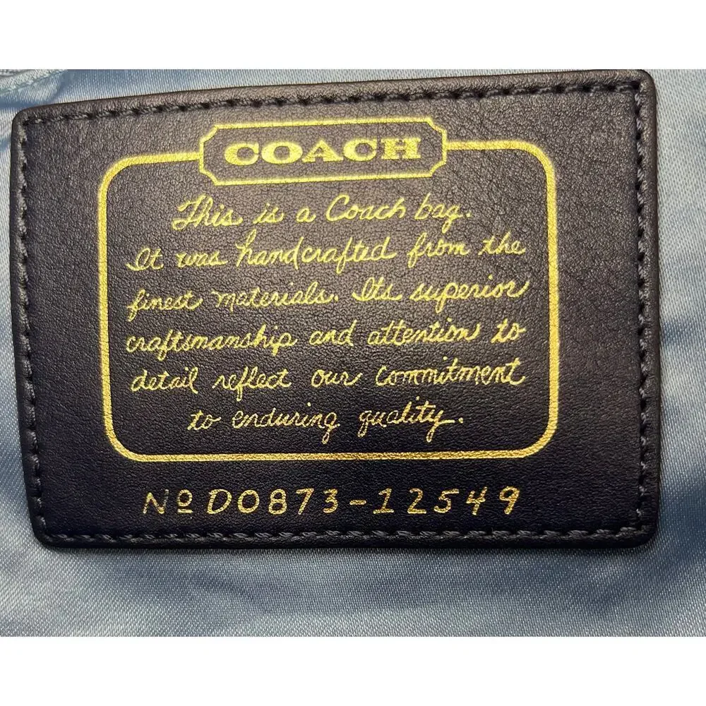 Y2K Coach 12549 Legacy Signature Denim Hobo Bag & 41718 Wristlet